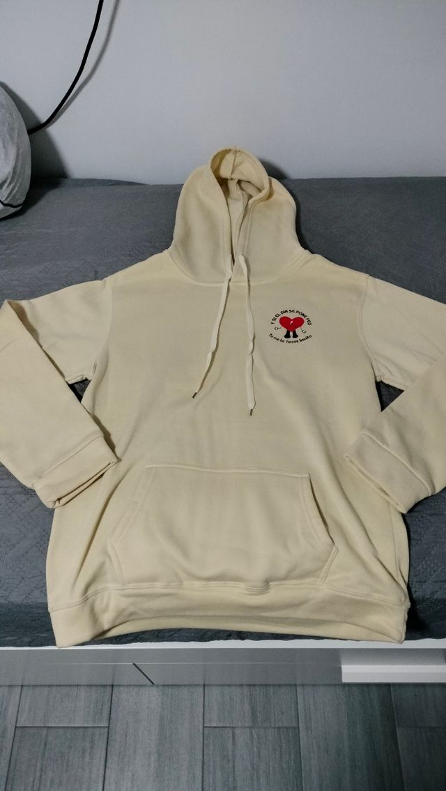 Sudadera Bad Bunny beige Un Verano Sin Ti