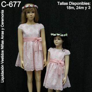 Vestidos Niña T 2 Ceremonia Arras Boda