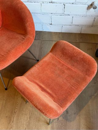 Butaca vintage naranja