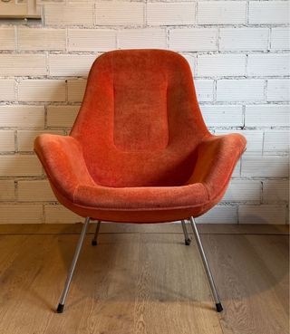 Butaca vintage naranja