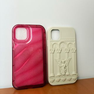 Fundas iPhone 11: Rosa y Beige