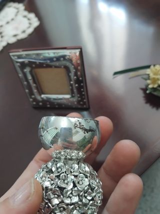 Mini set argento e capodimonte