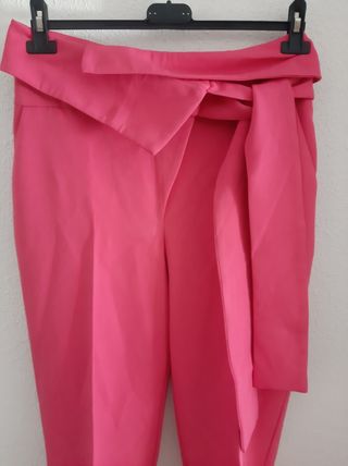 Pantalones ASOS rosa | tiro alto