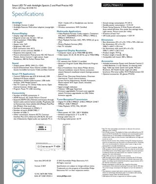 Philips design line edge ambilight