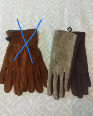 Guantes Mujer Marrón - Invierno
