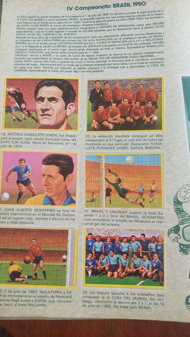 Álbum Cromos Futbol en Acción Mundial 82 Completo