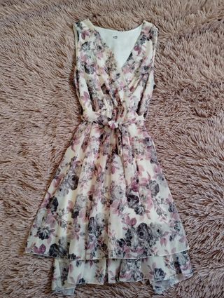 Vestido flores multicolor