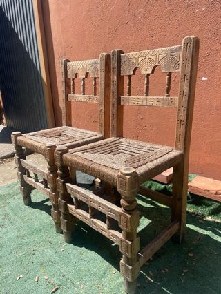 Sillas antiguas aragonesas