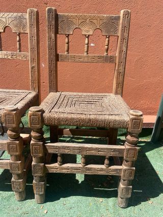 Sillas antiguas aragonesas