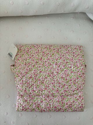 Cambiador bebé - Flores rosa