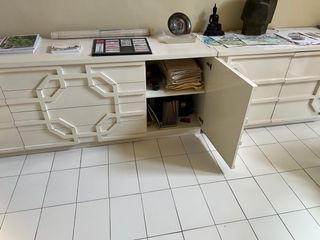 Aparador vintage blanco de madera