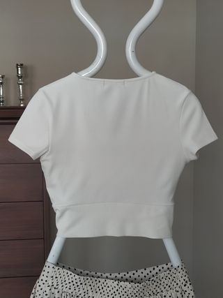 Top crop talla S Bershka 