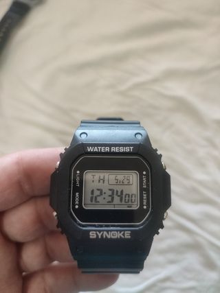 Reloj deportivo SYNOKE digital negro