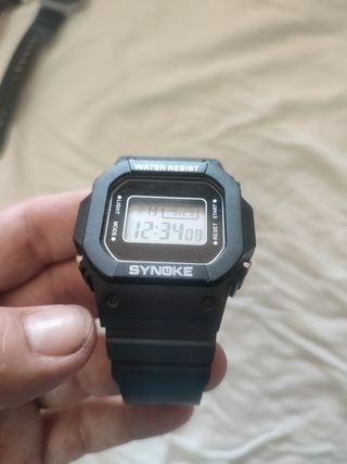 Reloj deportivo SYNOKE digital negro