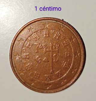 Moneda 1 céntimo Portugal