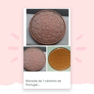 Moneda 1 céntimo Portugal