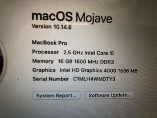 MacBook Pro 2012 Apple Plata