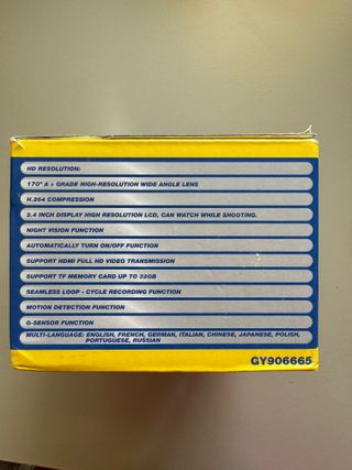 GOODYEAR Mini cámara para salpicadero