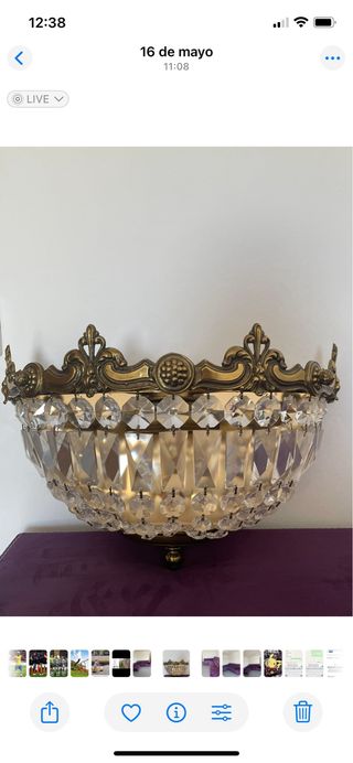 Aplique Cristal Bohemia Bronce de el corteingles