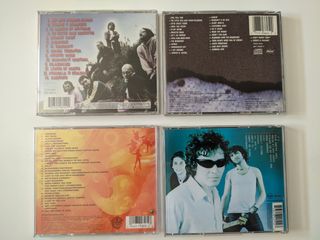 CDs Celtas Cortos, Beach Boys, Beatles, Pereza