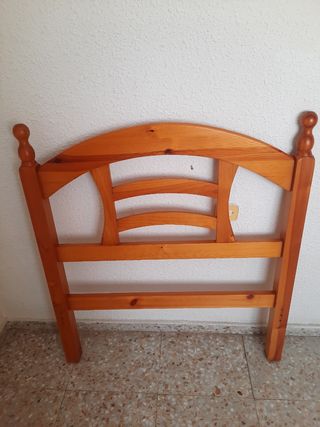 Cabecero madera cama 90cm