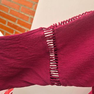 Blusa burdeos talla XL