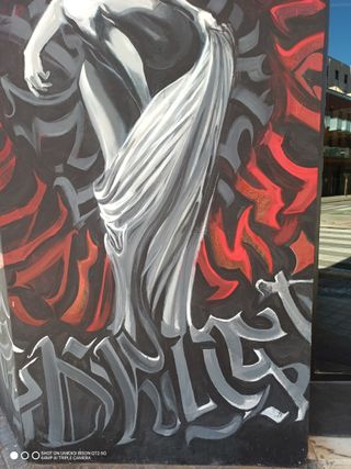 ARTISTA diseñador pintor local GRAFFITI persiana