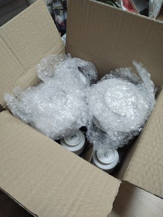 Juego café porcelana azul-blanco