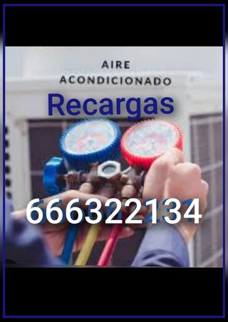 Se hace recargas de aire acondicionado .reparacio
