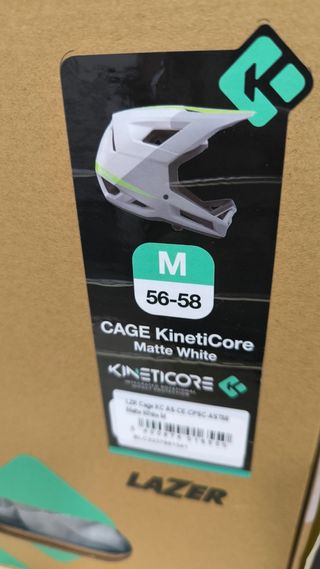 Capacete Lazer Cage M - Cinza/Verde