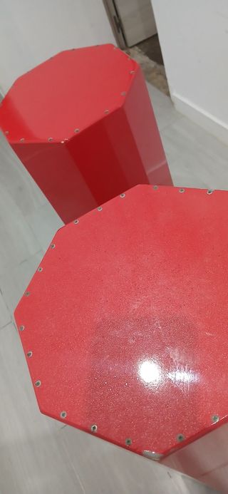 2 Congas CMA Percussion rosse