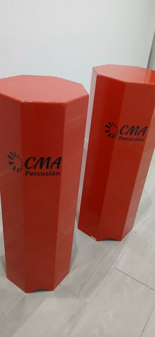 2 Congas CMA Percussion rosse