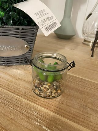 2 plantas pequeñas artificiales