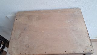 Mesita noche madera marrón