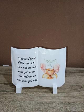 Bomboniere libro in ceramica.
