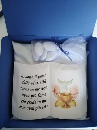 Bomboniere libro in ceramica.