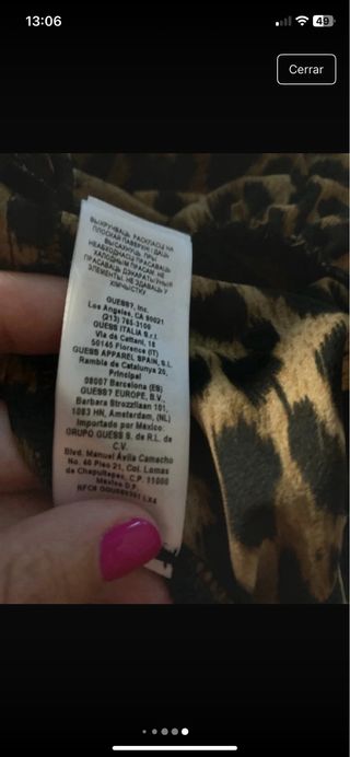 Mono Guess leopardo