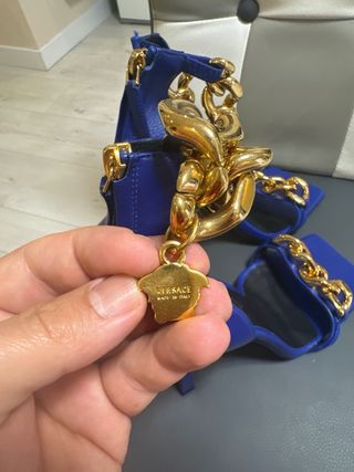 Versace Sandalias Medusa chain talla 41