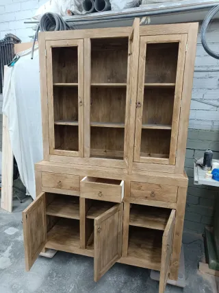 Alacena rústica madera maciza