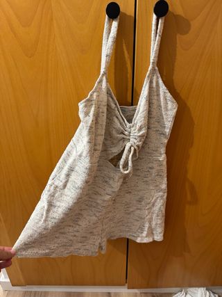 Mono corto Pull&Bear beige - talla M