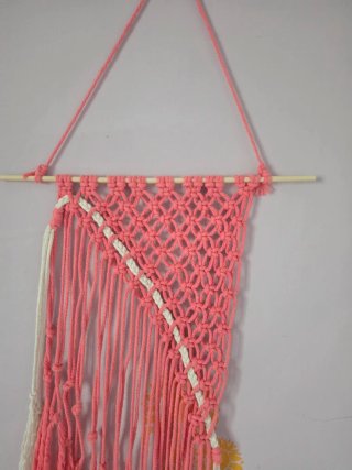 Arazzo macrame tapiz de pared cameretta bambina