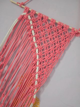 Arazzo macrame tapiz de pared cameretta bambina