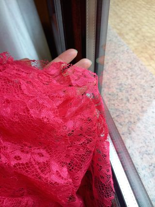 Vestido fiesta Pronovias rosa fucsia