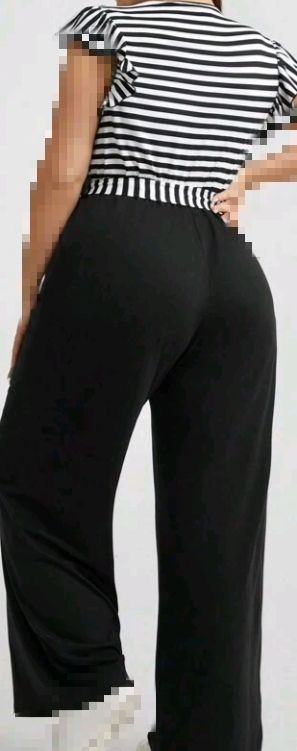 Mono rayas blanco-negro XL