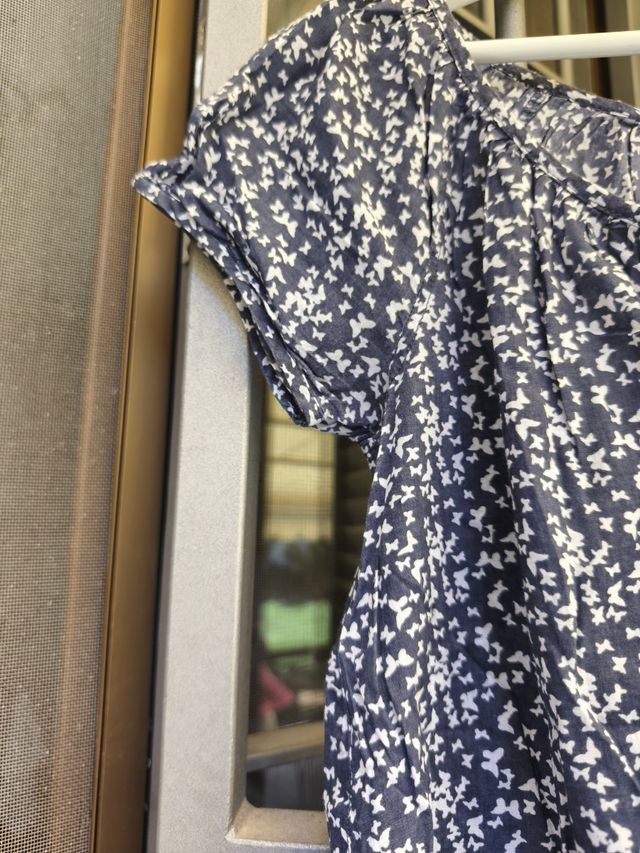 Blusa OVS fiori blu tg.M