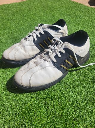 Zapatillas Adidas Tour Traxion Golf Blancas  Negra