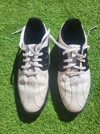Zapatillas Adidas Tour Traxion Golf Blancas  Negra