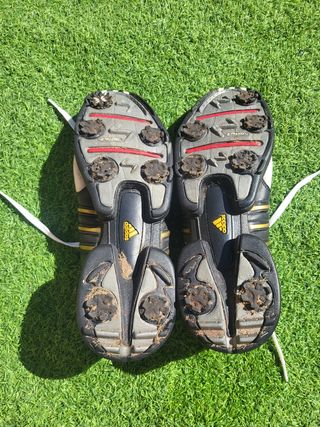 Zapatillas Adidas Tour Traxion Golf Blancas  Negra
