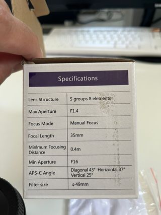 Objetivo MEKE 35mm Nikon Z