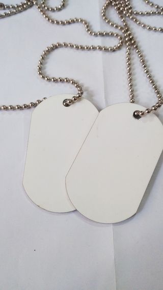 2 Medaglie Sublimazione - Bianche